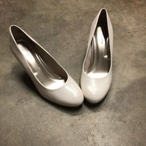 White pumps